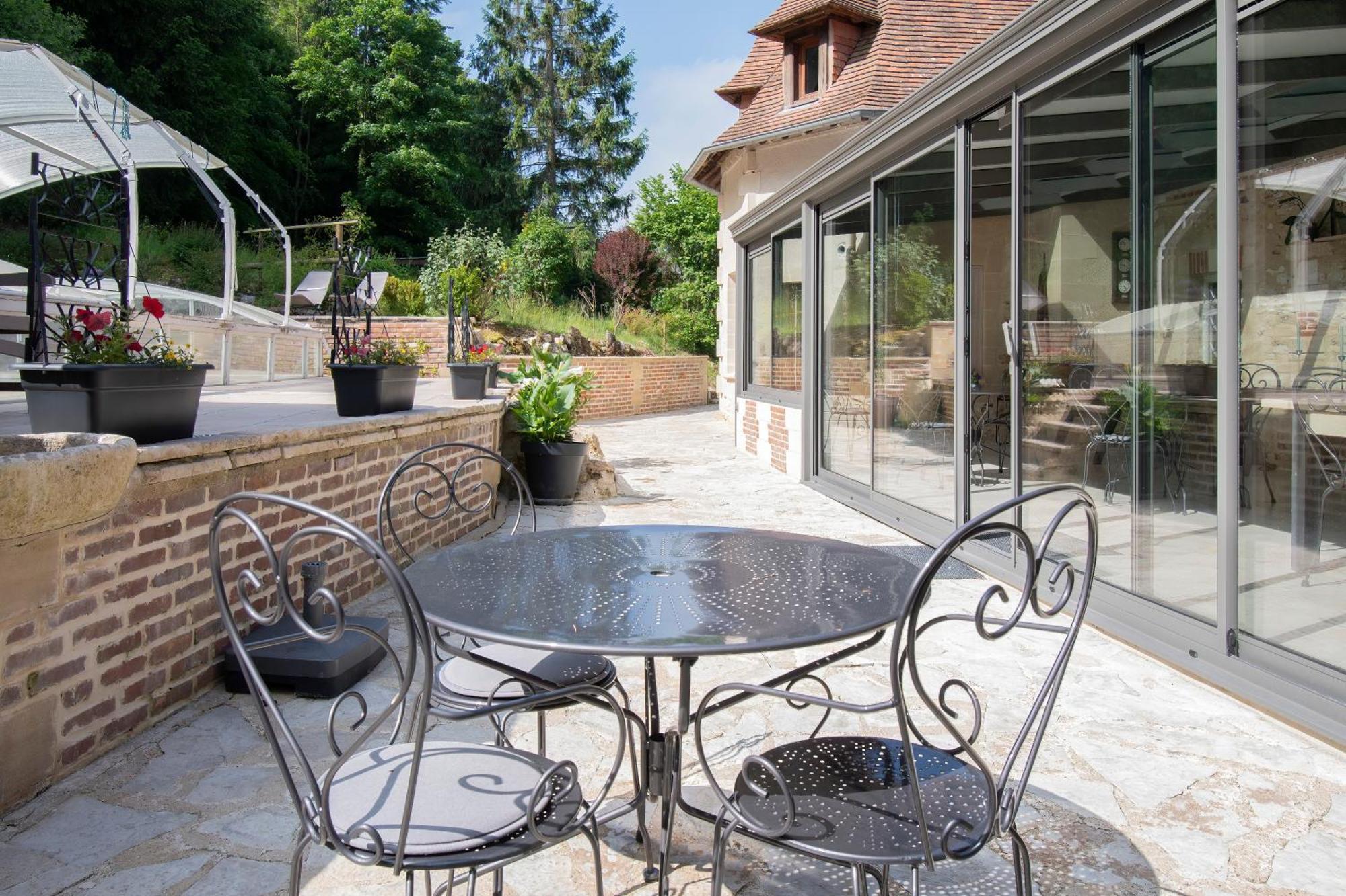 Hotel Le Prieure Des Fontaines Les Preaux Zewnętrze zdjęcie